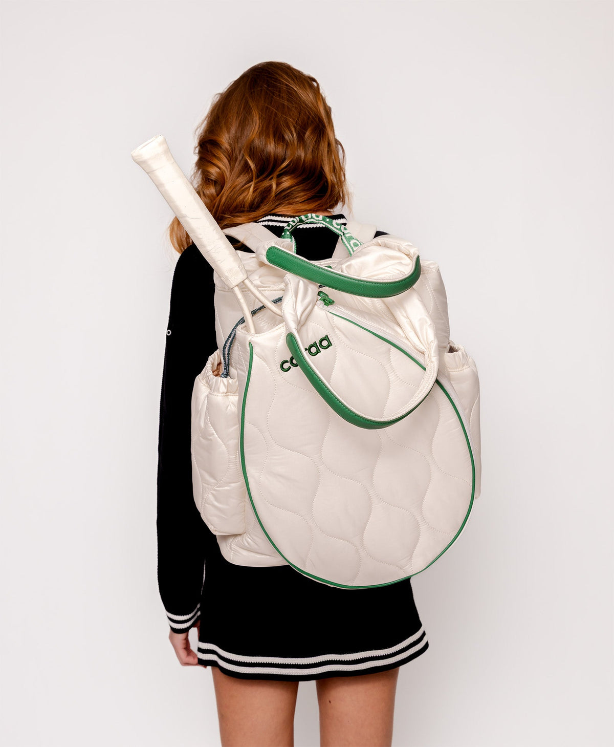 Caraa Tennis Quilted Backpack Tote - Women's Sport Tennis Bag