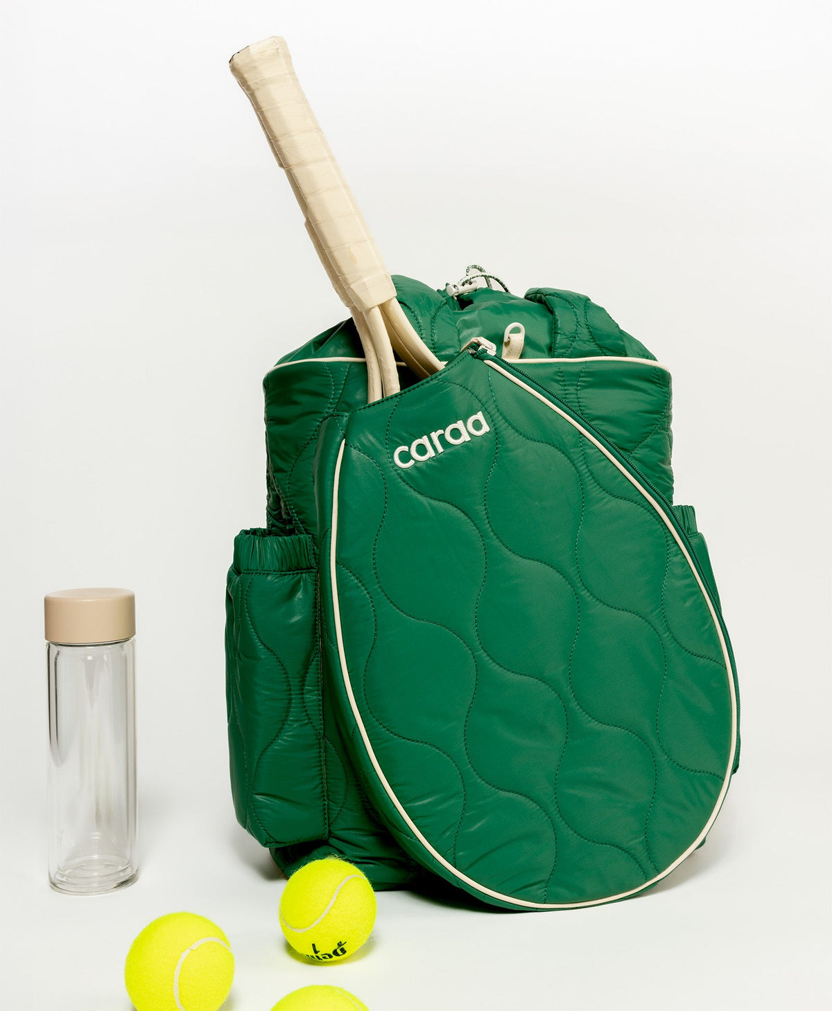 Caraa Tennis Quilted Backpack Tote - Women's Sport Tennis Bag