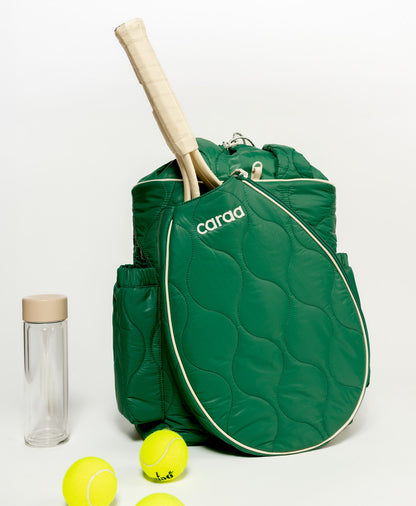Caraa Tennis Quilted Backpack Tote - Women's Sport Tennis Bag