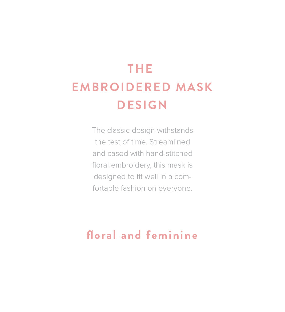 Caraa 3 Universal Embroidered Masks