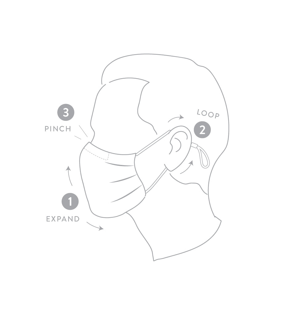 Caraa 3 Universal Embroidered Masks