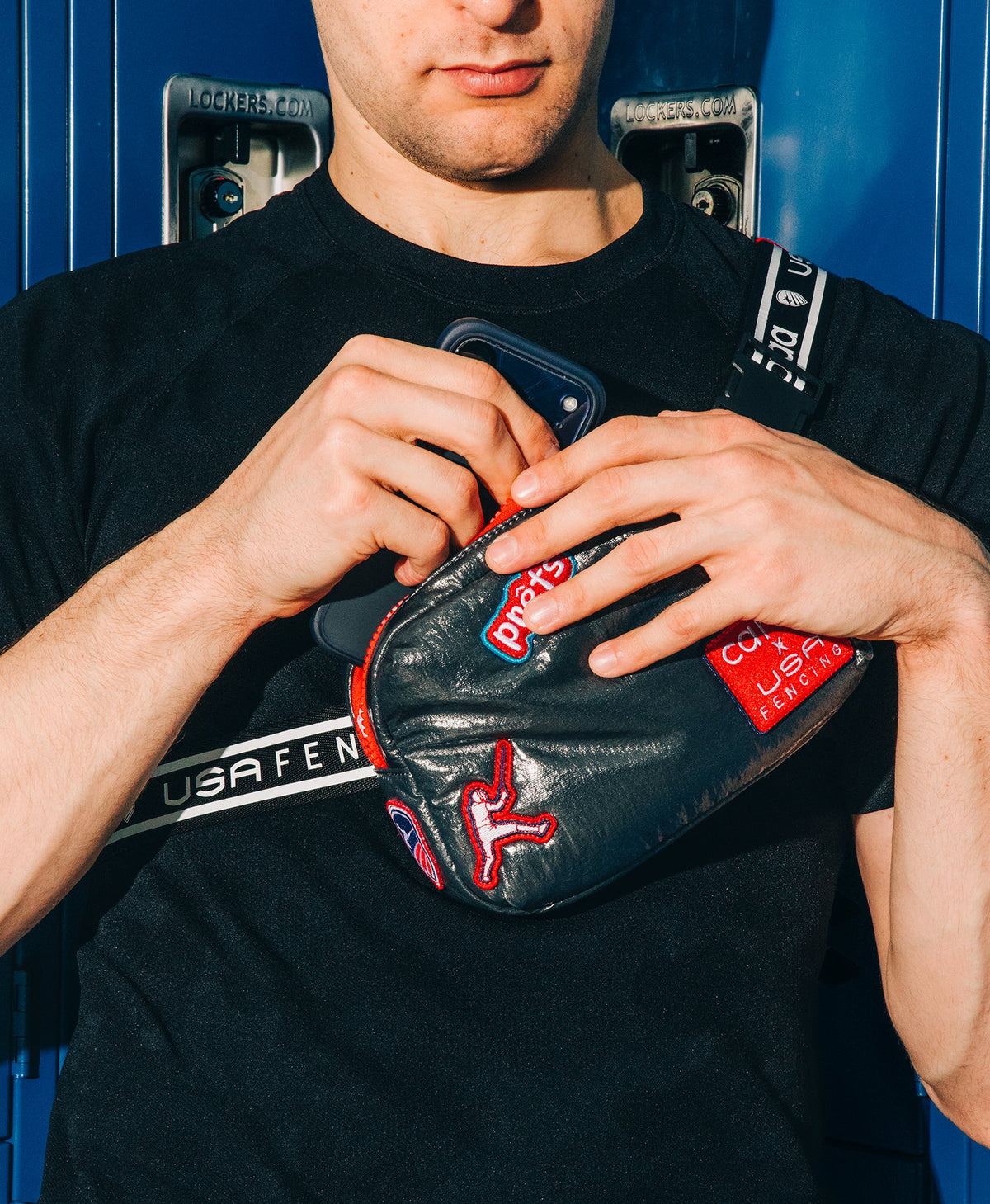 Caraa caraa x USA Fencing Collaboration Sling