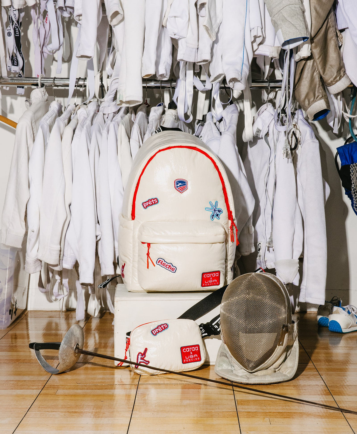 Caraa caraa x USA Fencing Collaboration Backpack