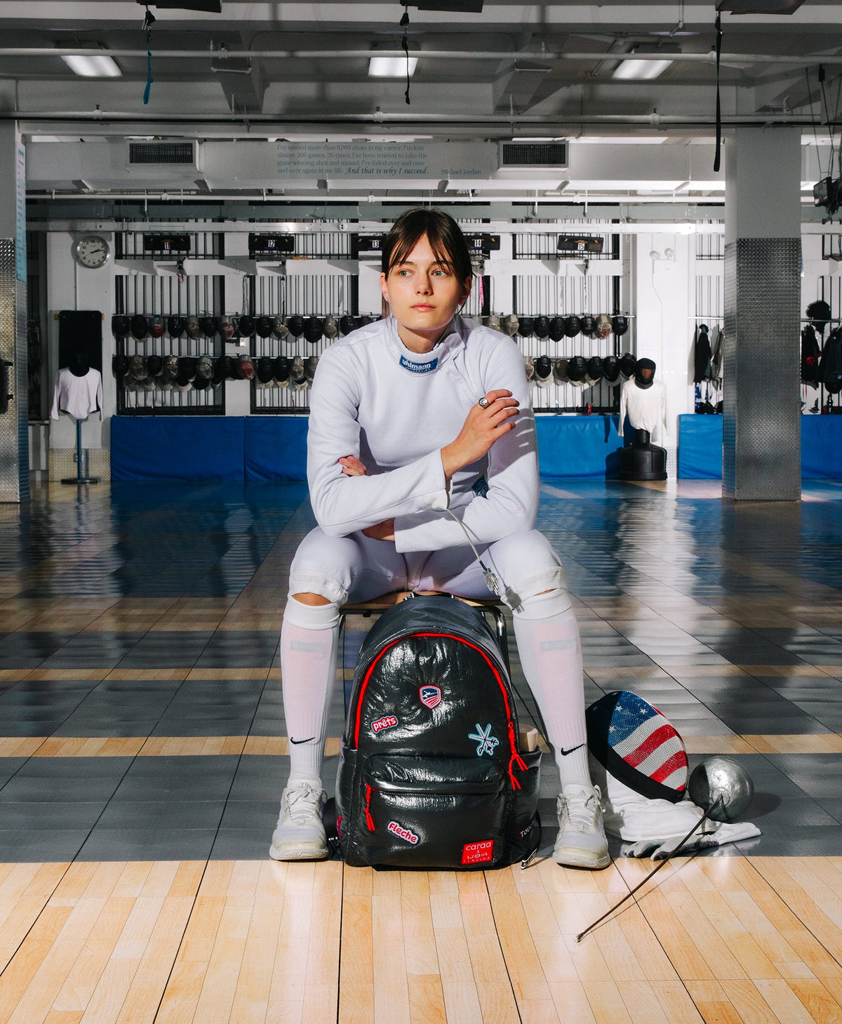 Caraa caraa x USA Fencing Collaboration Backpack