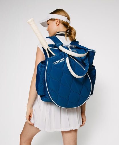 Caraa Tennis Quilted Backpack Tote - Women's Sport Tennis Bag