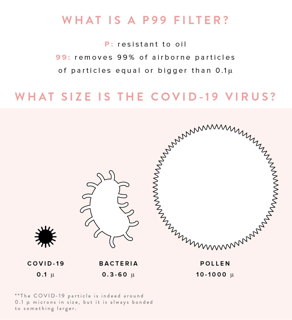 Caraa 25 Pleated Mask Filters