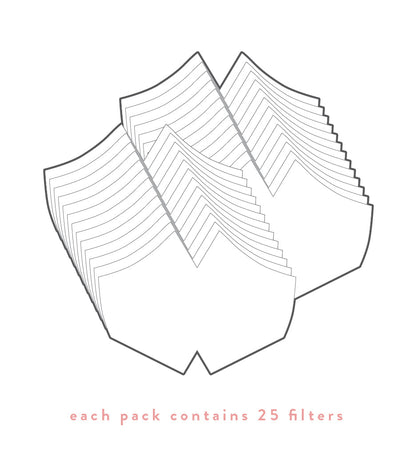 Caraa 25 Fitted Mask Filters
